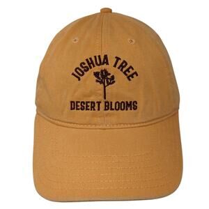 Joshua Tree Desert Blooms Slideback Baseball Cap Orange One Size Mighty Fine